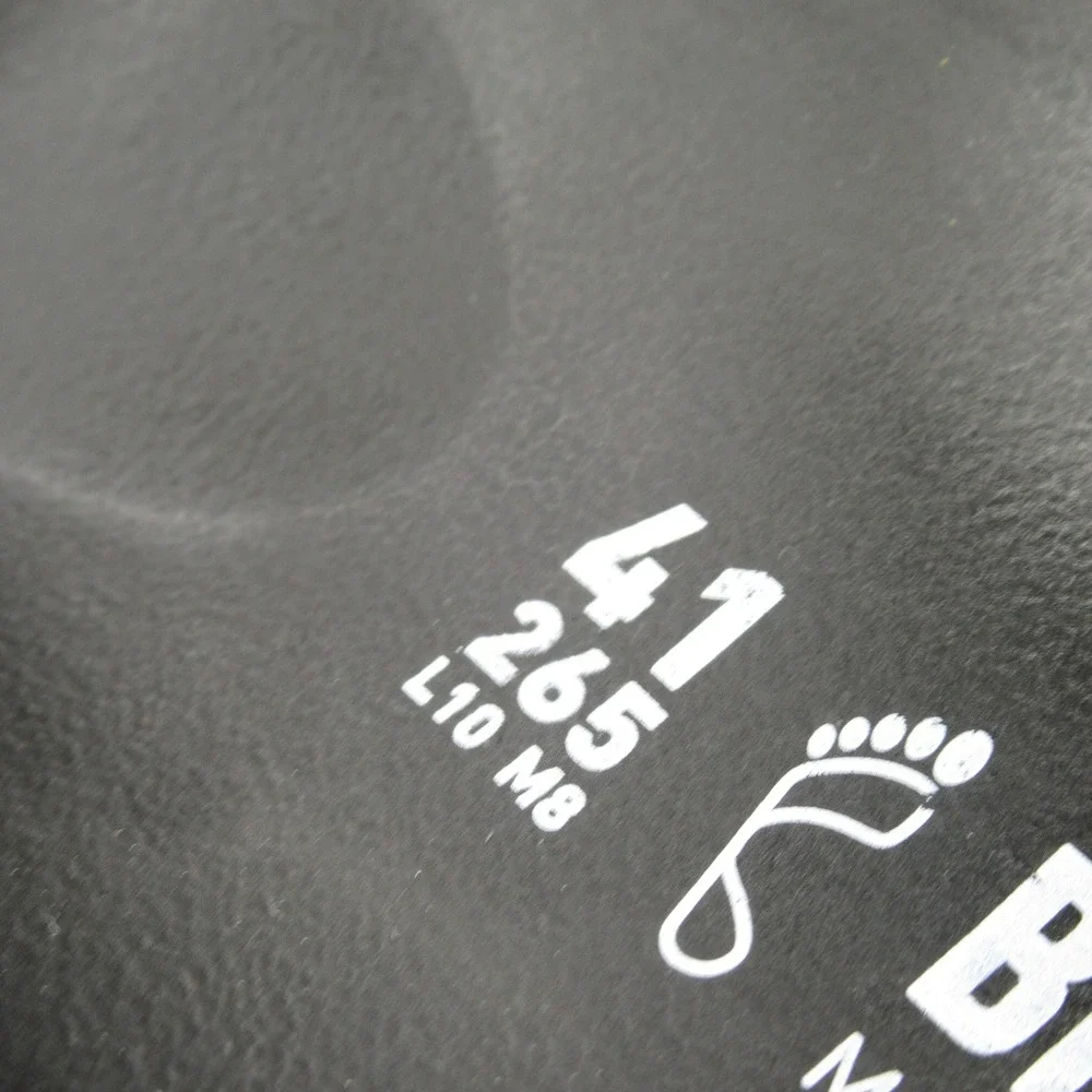Birkenstock Flip Flops Unisex W10 M8 Thong Sandal Black Beach Summer Comfort EUC